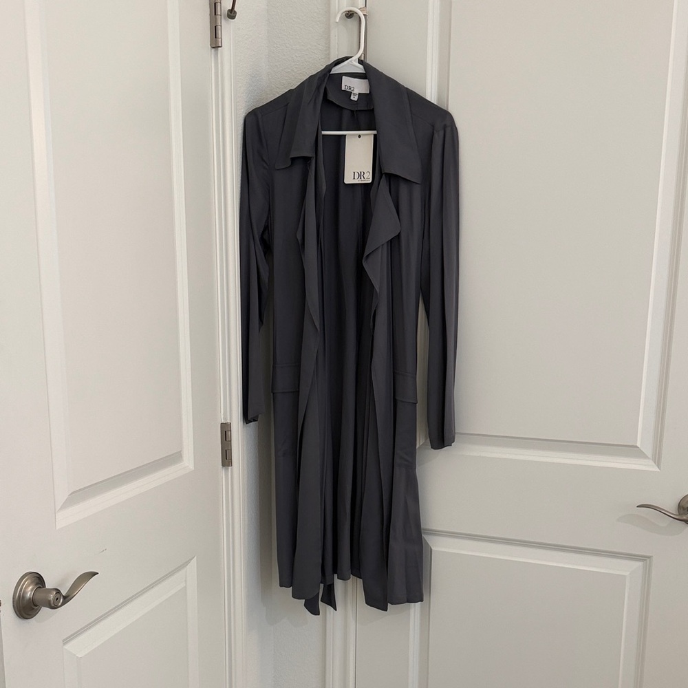 DR2 Gray Collared Shirt Jacket
